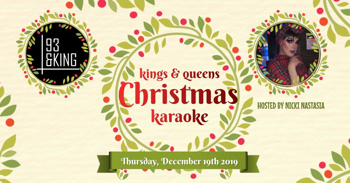 Nothing says Happy Holidays like Karaoke with a Drag Queen! A special one night only event at 9PM TONIGHT hosted by <a href="/NickiNastasia/">Nicki Nastasia</a> at <a href="/93KingBar/">The King</a> across from Budweiser Gardens!  #LdnEnt #GetDTL #CanadasLondon #DragQueen #LdnOnt #WhatsGoodLdn #519Ldn #ForestCityRoots #Thursdays