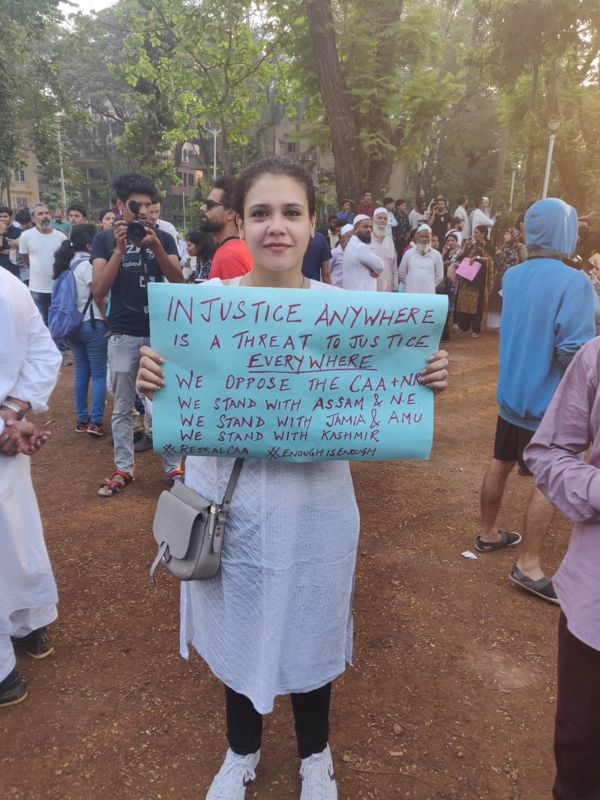 ZiasBakes's tweet photo. #MumbaikarsAgainstCAB #IndiaAgainstCAA #MumbaikarsAgainstCAA https://t.co/m0tmWNiPs0