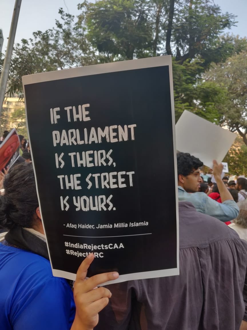 ZiasBakes's tweet photo. #MumbaikarsAgainstCAB #IndiaAgainstCAA #MumbaikarsAgainstCAA https://t.co/m0tmWNiPs0