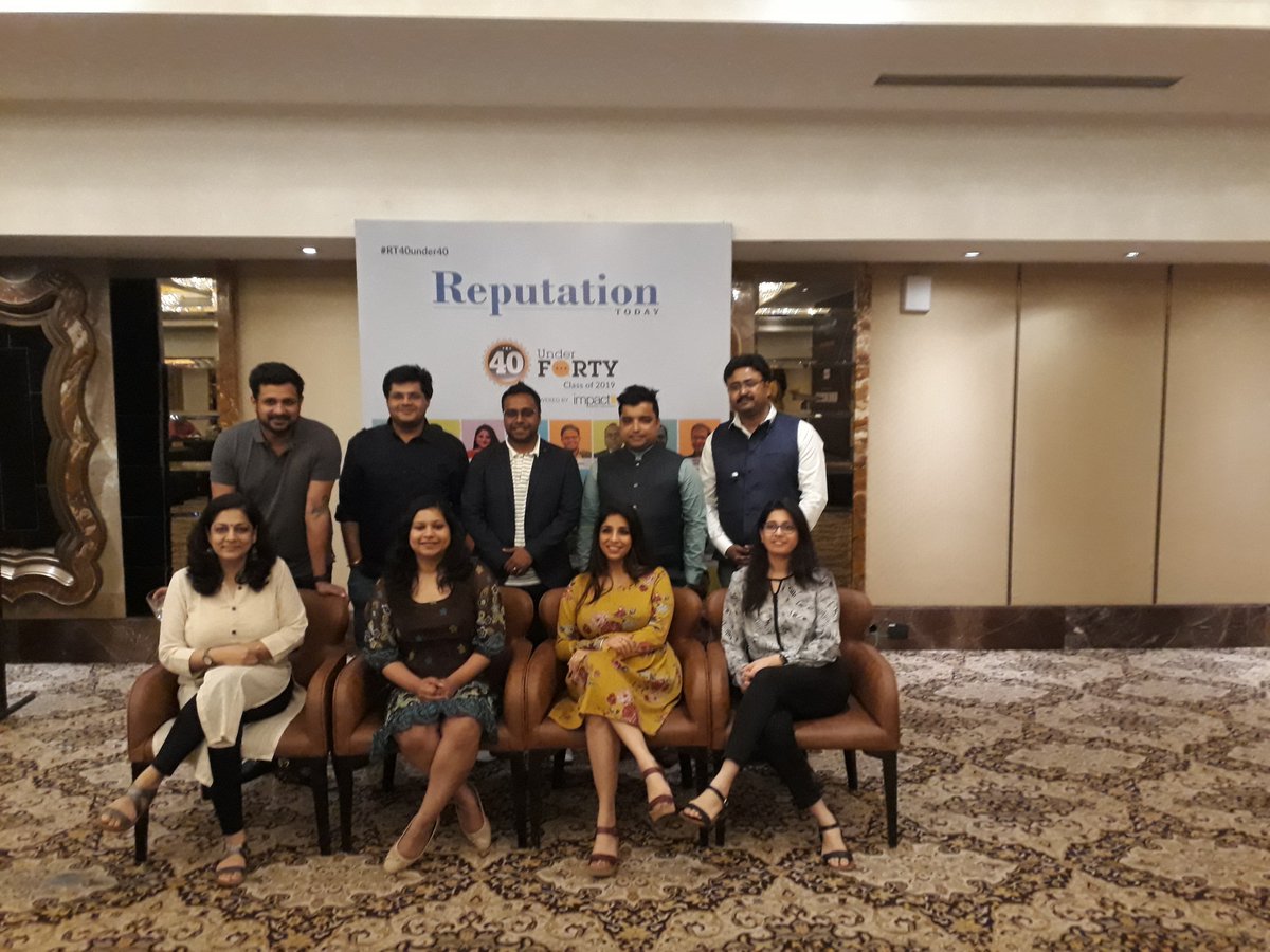AnuraghRsharma's tweet photo. The best of the best. @SidPanicker @S_Diksha @rahulnag @GoPiRazzi @NinjaSidhu
#RT40under40 #MSLSuperNight #PRschool https://t.co/YDEu2tjl5G