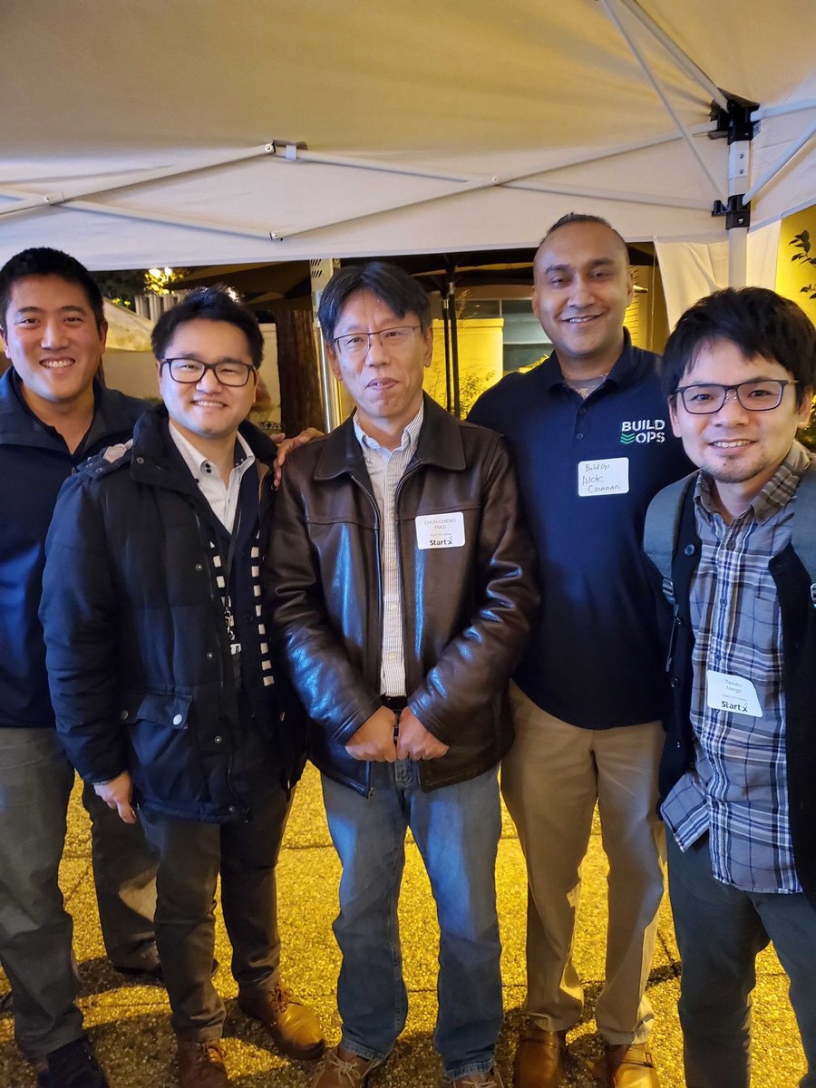 GoBuildOps's tweet photo. BuildOps is incredibly grateful to have spent some time last night learning from industry giants – the Daikin Innovation Lab’s leadership team @ StartX’s VIP night. President Dr. Piao, Tasuku Nango, Kevin Ninomiya, Alok Chanani, &amp; Steve Chew.
@gobuildops #buildops  #teamBuildOps https://t.co/GBs5eqL85w