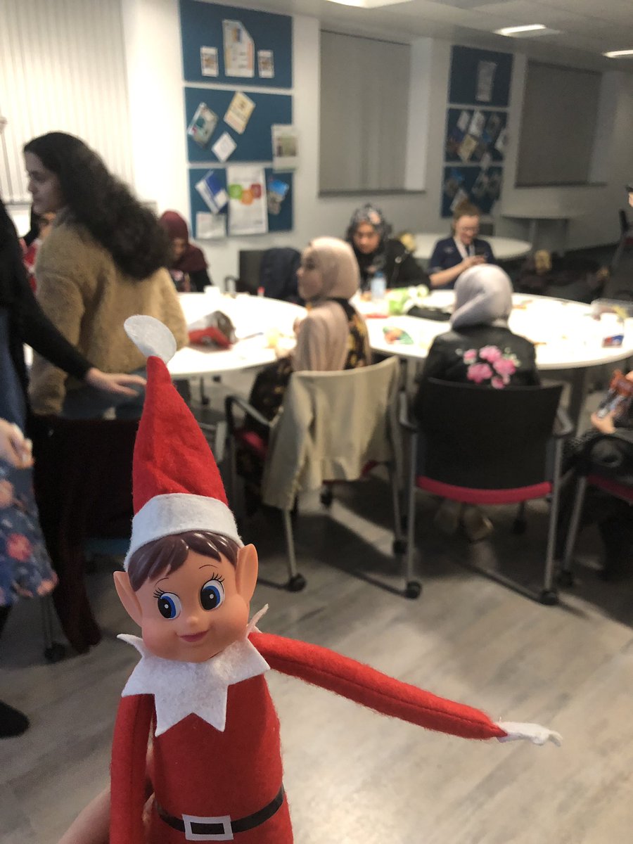 Our Youth Voice Christmas party has a partycrasher !!!