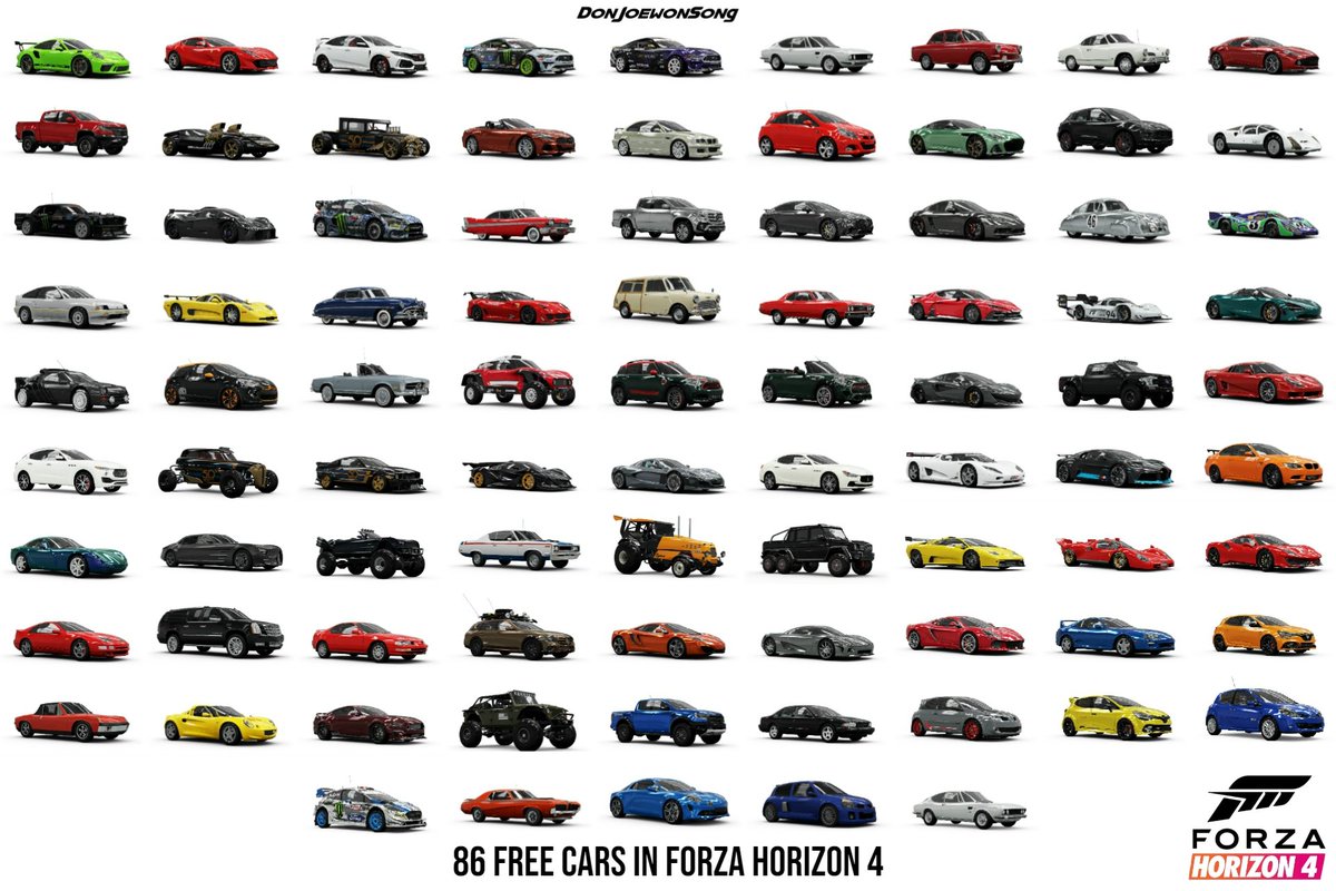 forza horizon 4 car list with dlc forza horizon 4 car list with dlc