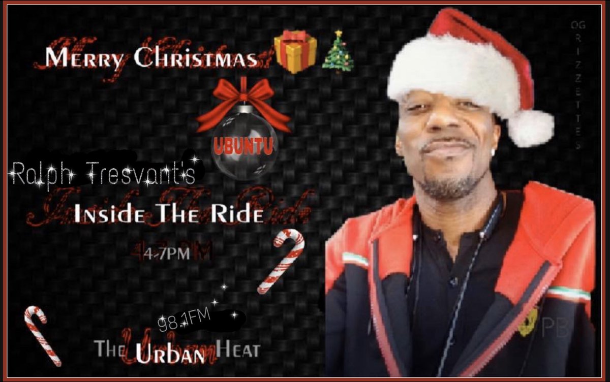 fortuneate's tweet photo. 📢GA Riders!! It’s #ThrowBackThursday! 📻Hop On 98.1FM🔥TheUrbanHeat🔥Today 4-7PM! @RalphTresvant ‘s #InsideTheRide 🚘 w/ @MarvNeal @The1TrueJDiggy B.Mae & @Bigmiz0380Payne 👈🏾#WeGetItIn 🎄 #HolidayVibin’! https://t.co/cQ3PC903gA