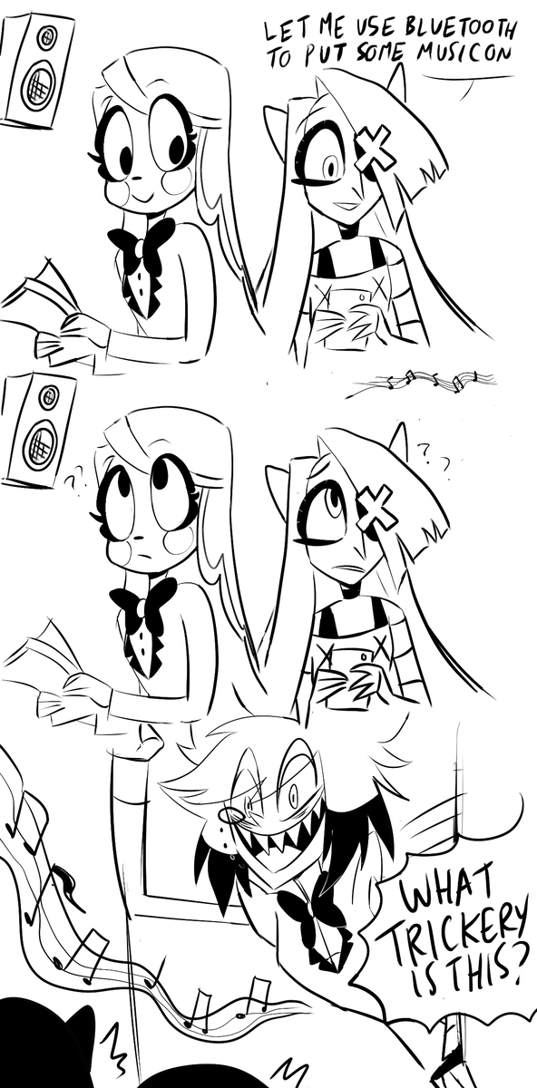 Razzled9's tweet photo. He's compatible #HazbinHotel https://t.co/65vIUvYgMl
