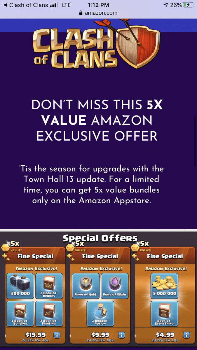 NumberJuanCoc's tweet image. Going on Picklez stream tonight at 6pm PST to try to win coins to get this offer from Clash. CLASH ON! 🕺