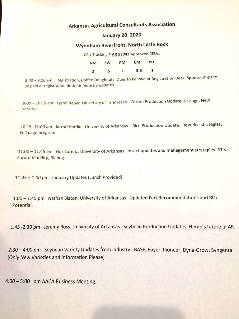 Zach Williams (@williamsagco) on Twitter photo AACA members please retweet, AACA meeting agenda Jan 20, 2020 @aaca4us <a href="/sterlingclifton/">Sterling Clifton, CCA 🌾#agforautism🧩</a> @msagc01 <a href="/TylerHydrick/">Tyler Hydrick</a> <a href="/JHardke/">Jarrod Hardke</a> <a href="/guslor77/">Gus Lorenz</a> <a href="/SlatonNathan/">Nathan Slaton</a> <a href="/arksoydoc/">Jeremy Ross</a> <a href="/Adean216/">Alex Dean</a> <a href="/Jtack466/">Justin Tacker</a> AACA members please retweet, AACA meeting agenda Jan 20, 2020 @aaca4us <a href="/sterlingclifton/">Sterling Clifton, CCA 🌾#agforautism🧩</a> @msagc01 <a href="/TylerHydrick/">Tyler Hydrick</a> <a href="/JHardke/">Jarrod Hardke</a> <a href="/guslor77/">Gus Lorenz</a> <a href="/SlatonNathan/">Nathan Slaton</a> <a href="/arksoydoc/">Jeremy Ross</a> <a href="/Adean216/">Alex Dean</a> <a href="/Jtack466/">Justin Tacker</a>