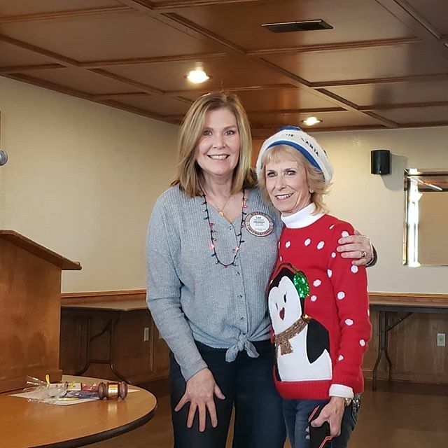 AlvinRotary's tweet photo. Denise Stanaland with Blue Santa shares how they help @alvin_isd students each Christmas. https://t.co/rPr8bWnZOF https://t.co/5LeseirT3C