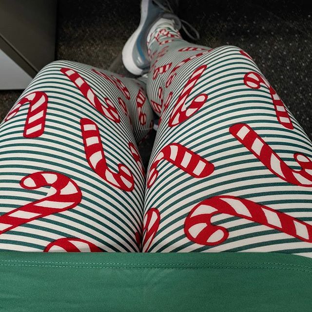 erinswjc's tweet photo. Today's festiveness. #outfitoftheday #thingsidoat42 #roeingatwork #candycanes #leggingsarelife https://t.co/WrKgg7CKEO https://t.co/INng8vCtZh