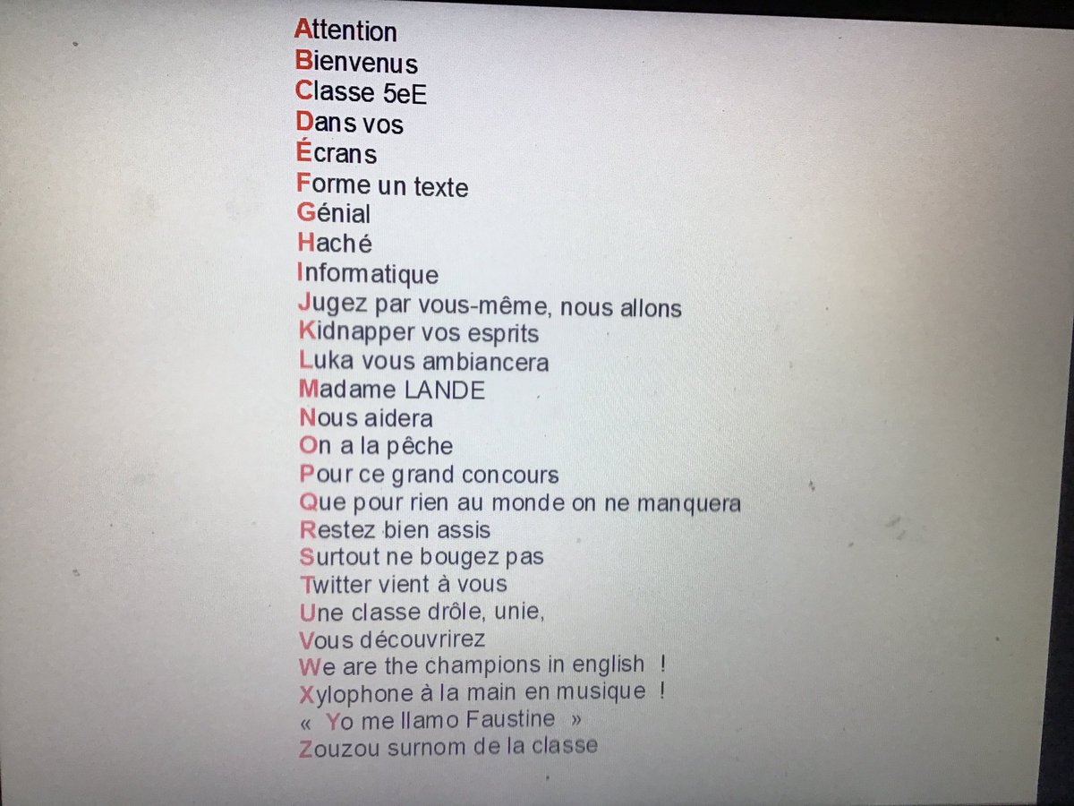 #EQ30 #Twoulipo 
Voici notre portrait alphabétique. Bonne lecture à tous!