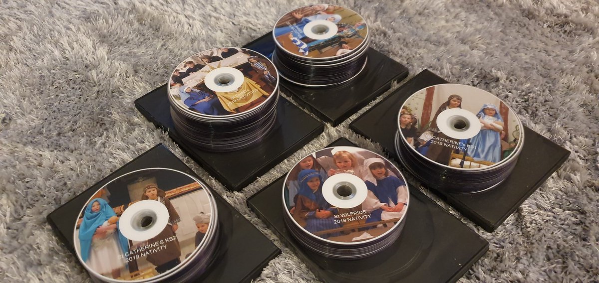 It's been a massive task filming 7 school nativities, editing, producing and printing ready for delivery in the morning although quite a few families have opted for their films to be downloaded. We will have helped to raise over £550 for various school ptfa's. Well worth it....👍