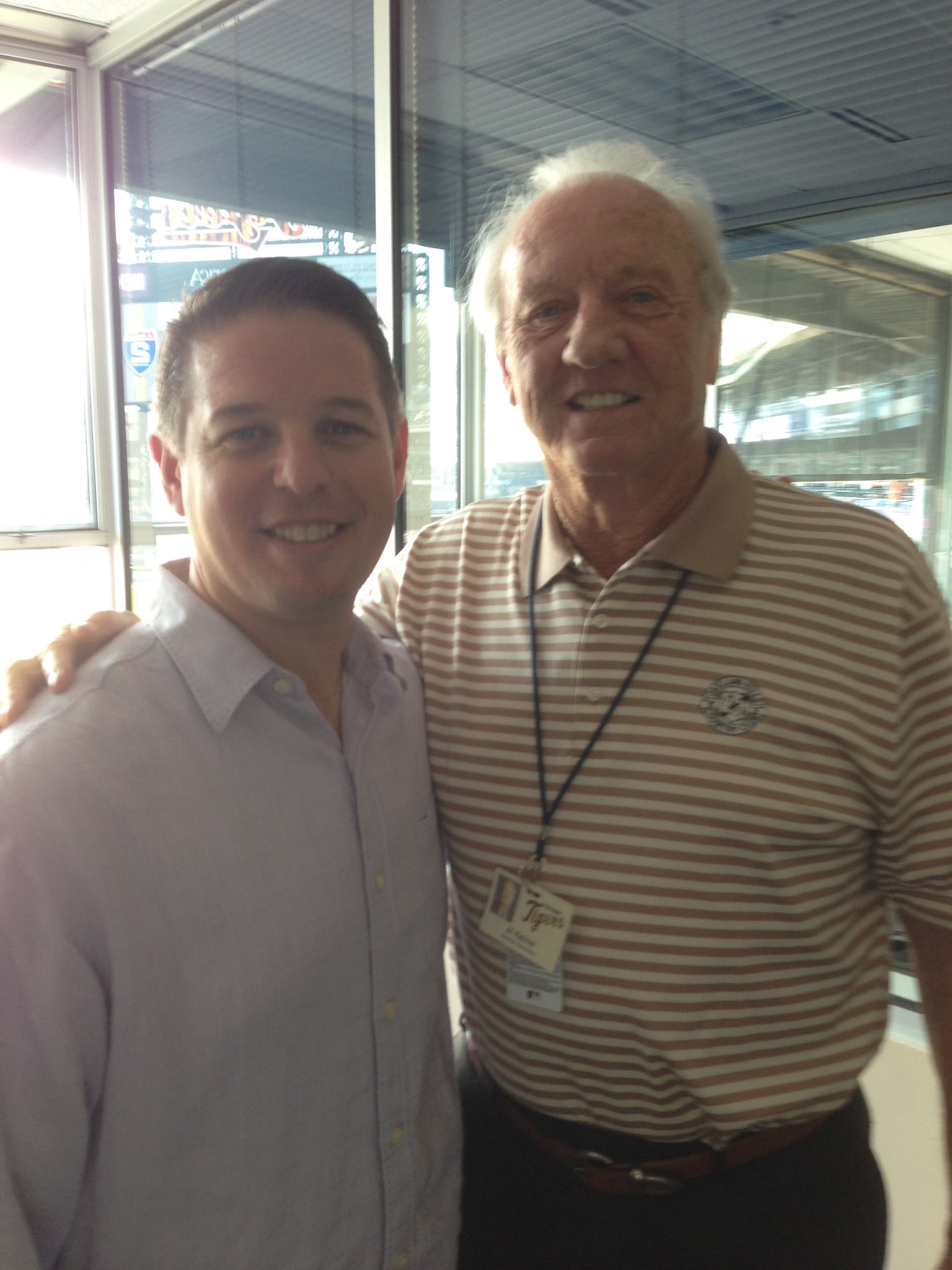 That guy will take pictures with anyone...Happy Birthday to the legend Al Kaline.  