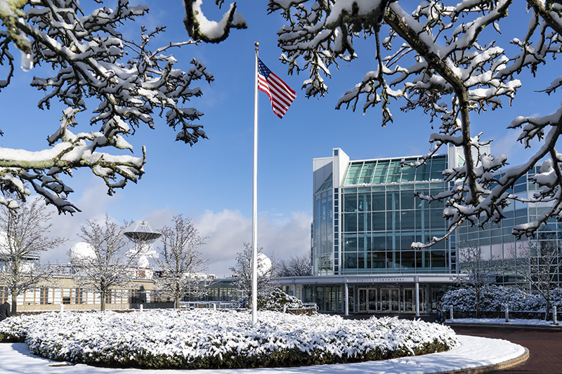 December snowfall at Lincoln Laboratory