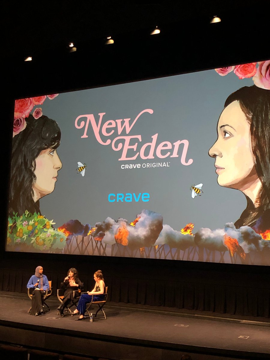 Crave_PR's tweet photo. Last night several attended the @CraveCanada and @TheCdnAcademy screening of Crave Original Series, NEW EDEN in advance of its premiere. The eight-part true crime comedy series drops New Year's Day, only on Crave. DM us for interview opportunities. #GoWithGaion 
🙏🐝🍯 https://t.co/buKTIWaEB3