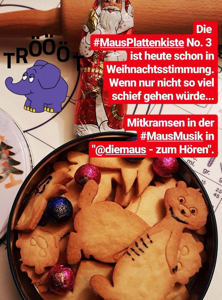 Raum16's tweet photo. Die #MausPlattenkiste no. 3 ist heute schon in Weihnachtsstimmung. Wenn nur nicht so viel schief gehen würde...
Mitkramsen in der #MausMusik in "@DieMaus - zum Hören"!
https://t.co/ok4PRrZaoh
https://t.co/JDBZtrstTb
https://t.co/VkX4OkAT8m
Maus-App. https://t.co/R1zLXgd5Lj