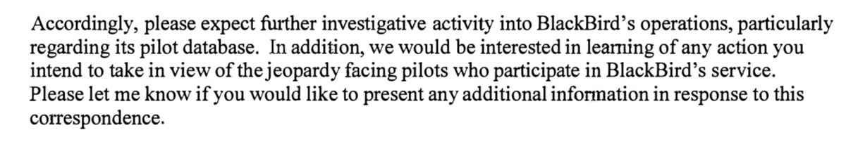 A well-deserved bad day for <a href="/BlackBird/">Blackbird</a>. Eventually someone might figure out an “Uber of the Skies” model, but trying to strong arm around regulations doesn’t work well when dealing with <a href="/FAANews/">The FAA ✈️</a>.  faa.gov/about/initiati…