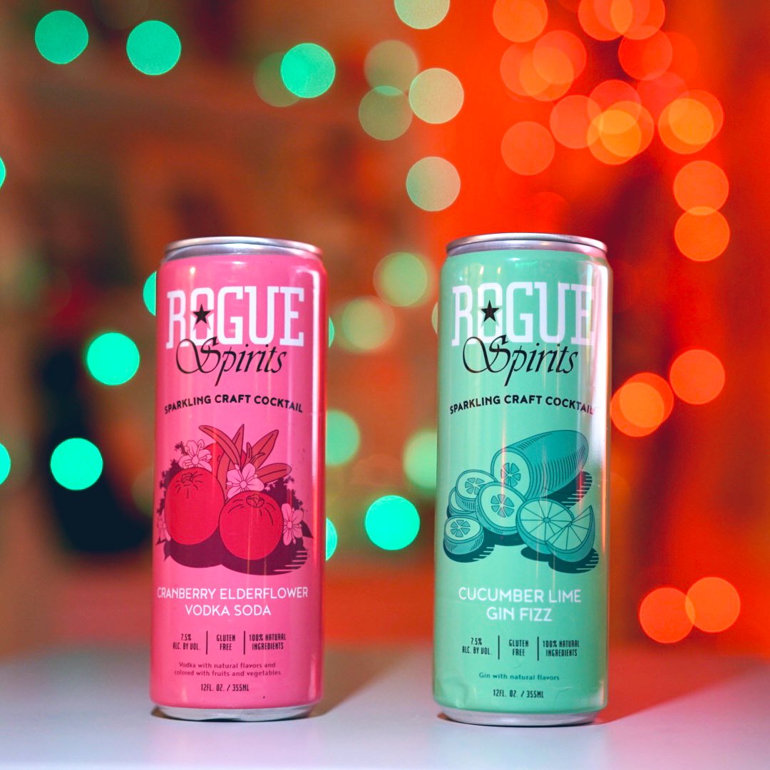 Ready to mix things up? <a href="/RogueAles/">Rogue Ales & Spirits</a> is making spirits merry &amp; bright.✨ #12daysofchristmasbeers #craftspirits #cocktails #roguenation #rogueales #hoplightsocial