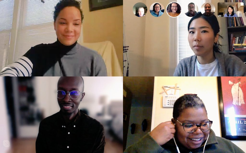 PrjctSpectrum's tweet photo. When you get to spend the afternoon making big plans with a bunch of incredible thinkers of color and call it "work" #PStakeaction #doingthework https://t.co/7H35bF2fSS