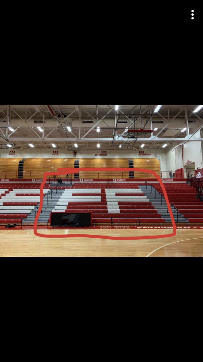 ATTENTION STUDENTS: It has been confirmed that our Student Section has been expanded to have a full set of bleachers‼️‼️