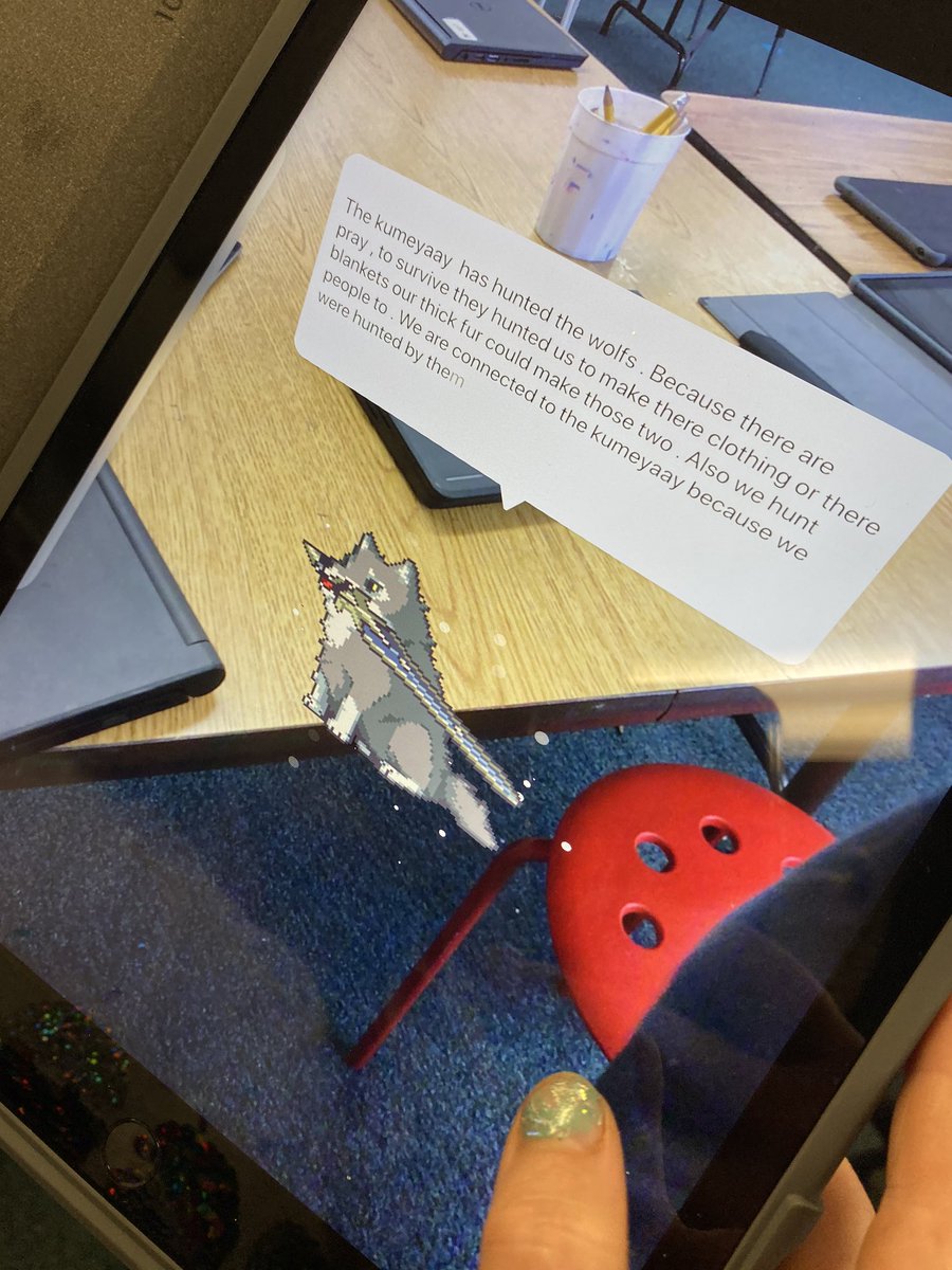 aaron__acosta's tweet photo. Kumeyaay+Plant/Animal Life Cycle: Student Presentations, Augemented Reality and a presentation from a local Luseño Native American. #pbl #AugmentedReality #3rdgrade #Leadership #edutwitter #education @VistaBlueprint https://t.co/0Hmx223ltE