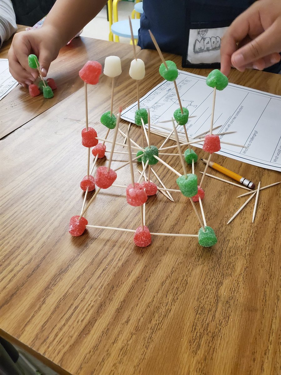 EttrickEnginerd's tweet photo. @EPICatEttrickES @scienceCCPS @MsRoseBroughton Stopped in to visit 4th grade for their awesome gumdrop structures measurment and geometry lesson!!! I love seeing STEAM in the classroom! #STEAM #childrensengineering #OneCCPS https://t.co/qUQEpSyNB0