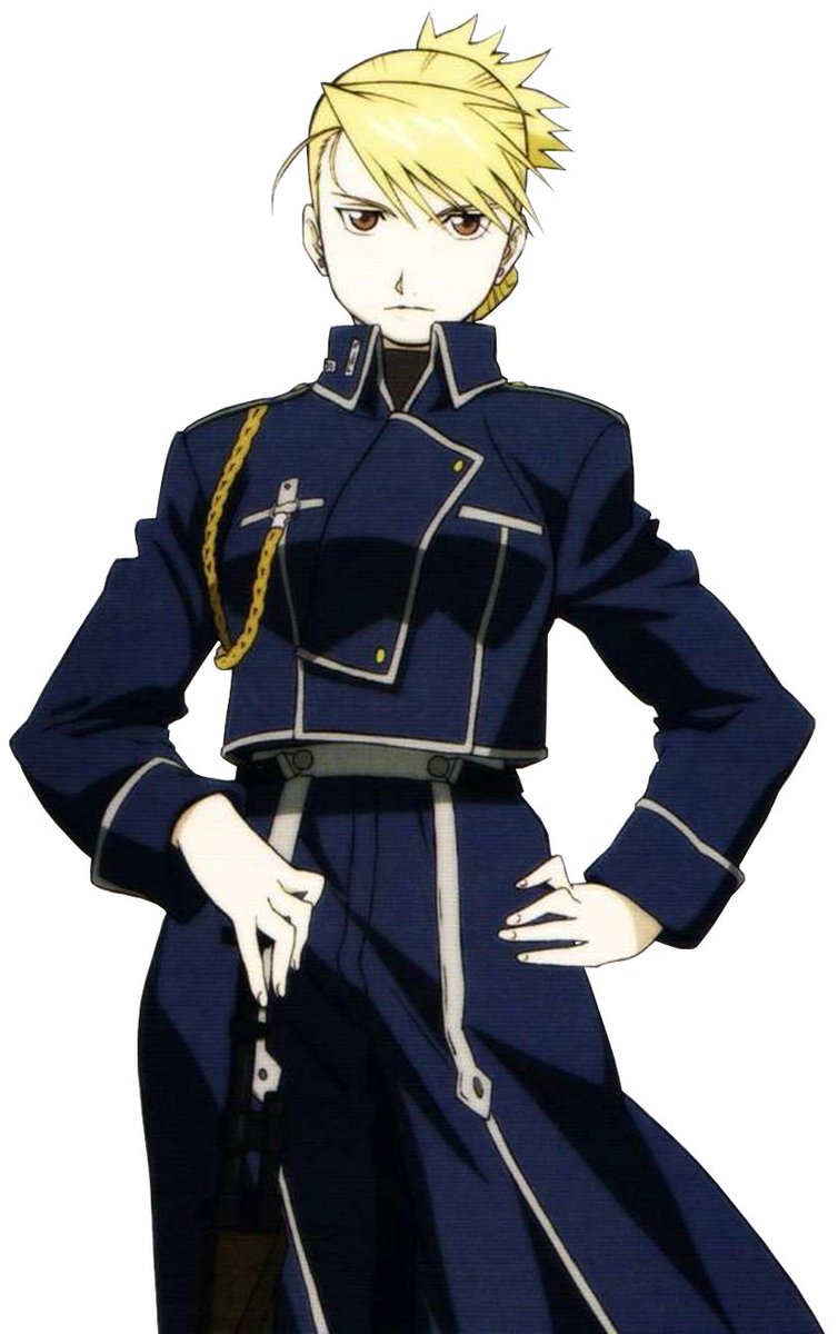 209. Riza Hawkeye from Full-Metal Alchemisti should've put her waaay earlier i the list, apologies.