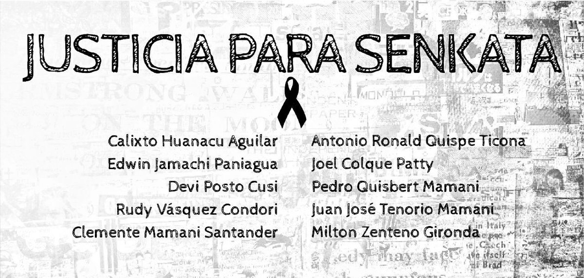 A un mes de la #MasacreEnSenkata seguimos firmes pidiendo justicia y acompañando al valeroso pueblo alteño, porque esta lucha es de todos y todas quienes defendemos la patria.

El golpe de Estado no fue solo a un gobierno, fue al pueblo boliviano.

Ni olvido ni perdón ¡Justicia!