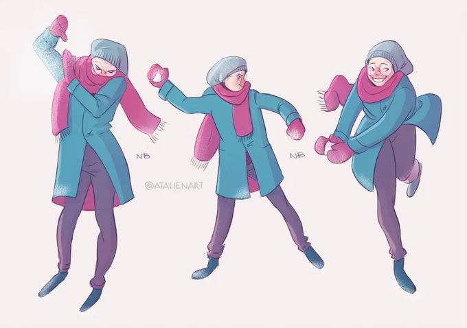Snowball fight! (oc) 
