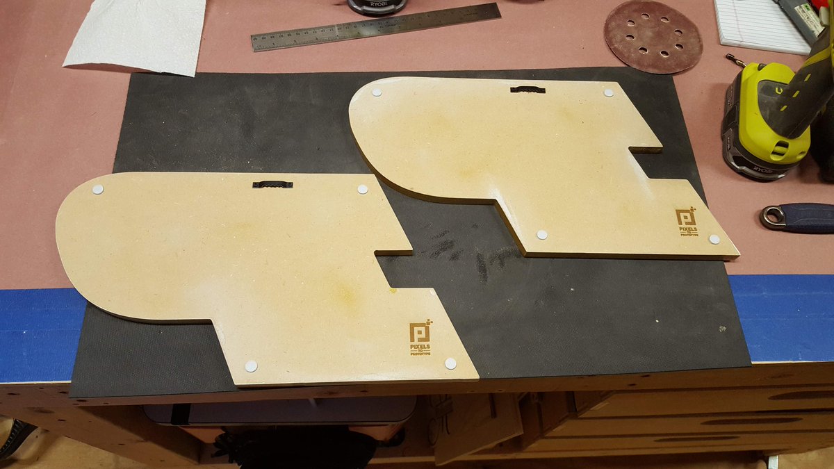 Pix2Proto's tweet photo. Made a couple of #purdue #signs for gifts!  These are 1/2" mdf, primed and painted gold with a black epoxy middle.
.
.
#cnc #epoxy #epoxyart #cncwoodworking #woodworker #woodrouter #purdueuniversity #indiana #indianamaker https://t.co/rEKIjboDOH