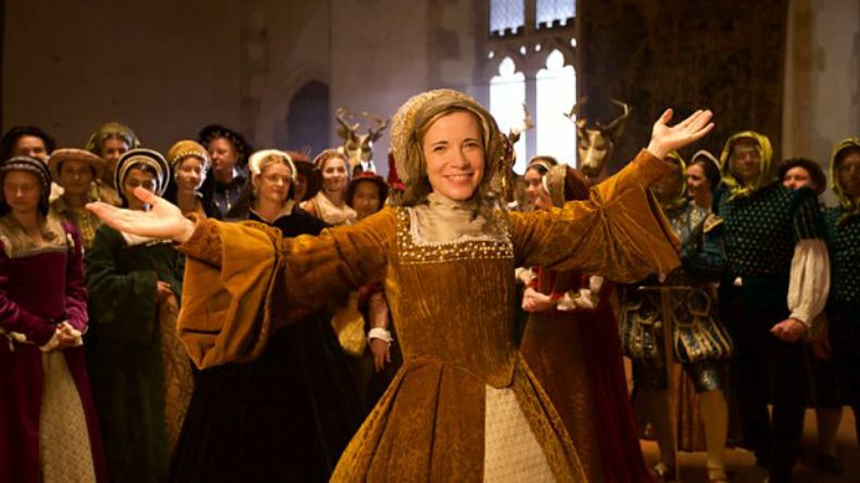 Lucy_Worsley's tweet photo. Dear followers, I came home from a little birthday trip to find some very kind messages, thank you!  You can see how pleased I was in this picture below.  Are you all set for A MERRY TUDOR CHRISTMAS?  Tomorrow at nine on @BBCTwo! https://t.co/qf8yYkjNpl https://t.co/C1gPPpx8IH