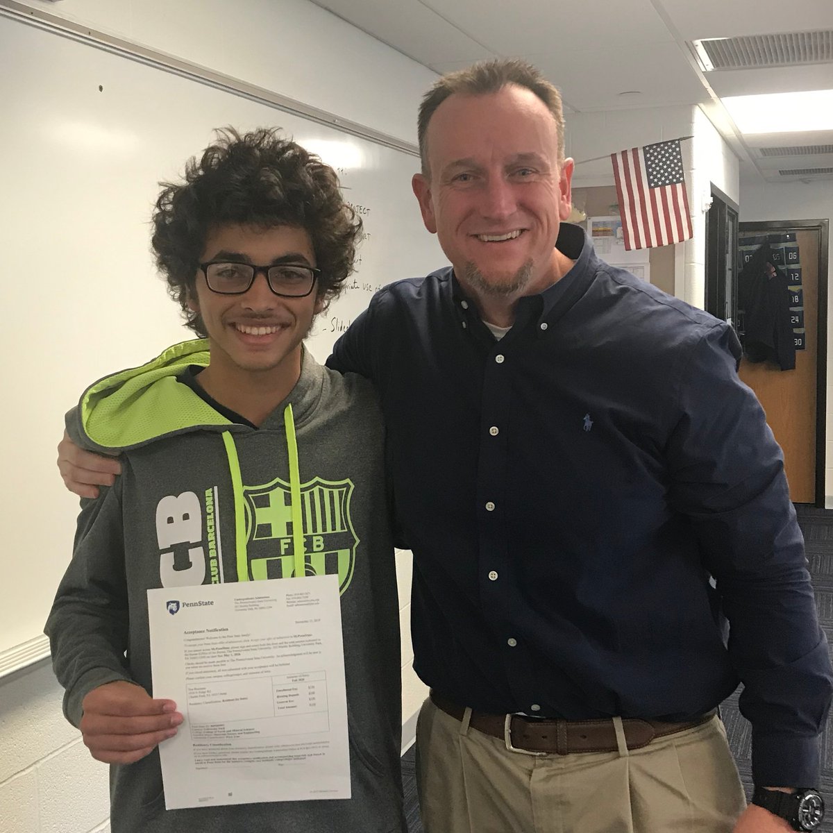 StarkVilleLearn's tweet photo. Congrats Noe Rouizem on his acceptance to Penn State University. This is the first of what will prove to be many acceptance letters coming Noe's way!  #CatchTheSpirit #PennState #ReppingAPCompSci https://t.co/LWwb047aUd