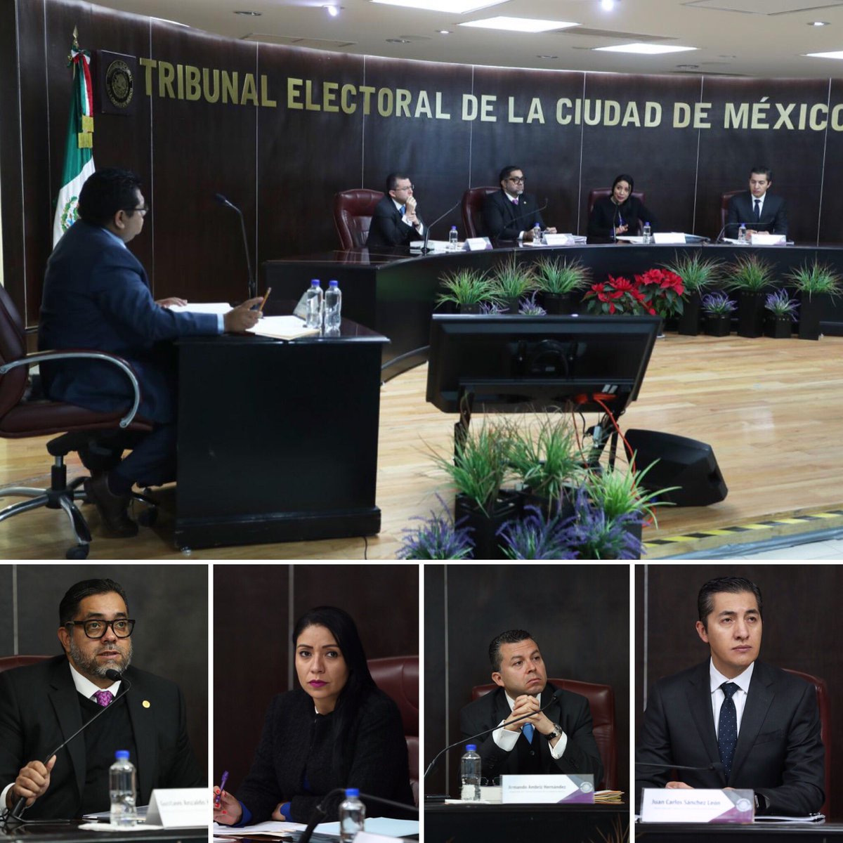 TECDMX's tweet photo. En Sesión Pública, el Pleno resolvió dos Juicios para la Protección de los Derechos Político-Electorales de la Ciudadanía y un Juicio Electoral. #TribunalAbierto #TECMX https://t.co/OkwhGaQiOM
