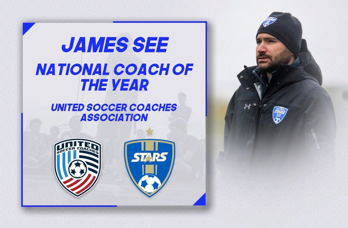 AHASoccer_boys's tweet photo. More 2019 season recognition out of Kansas City: Last week James See was named United Soccer Coaches Association Great Lakes Region Coach of the Year for private/patriarchal school. Today See was recognized as National Coach of the Year. https://t.co/bxQ0mtGTWx