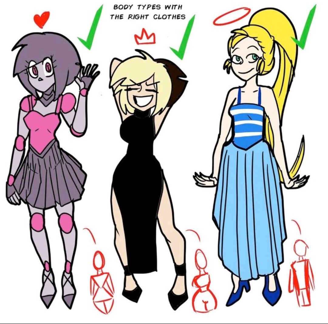 Ceri Langell On Twitter Body Types With Flattering And Unflattering Outfits Swapped On The Corrsolla Robot Characters Bodytypes Webtoons Webcomics Fashionart Animeart Https T Co Wucfuz9p21 - roblox girl body types