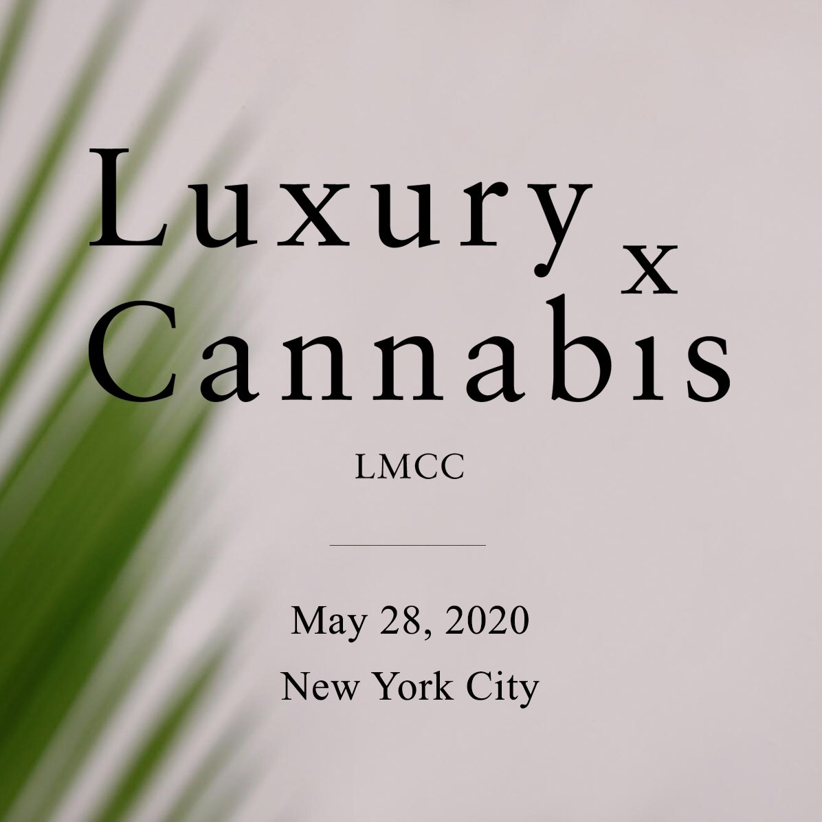 Get your pass now — 50% off only thru January 15.

Go to: luxurymeetscannabis.com

#luxury
#CBD
#skincare
#beauty
#wellness
#B2B
#conference