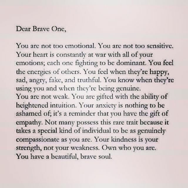 FibertonAcres's tweet photo. My mom shared this with me and I know I needed to hear it...so I share it for all my lovely friends who also need to hear it! ❤️🙌💪🎁
.
.
.
#empath #strong #gifted #ownit #bravesoul #yourethebest #yougotthis #i❤️u https://t.co/KF8zkwgu9C