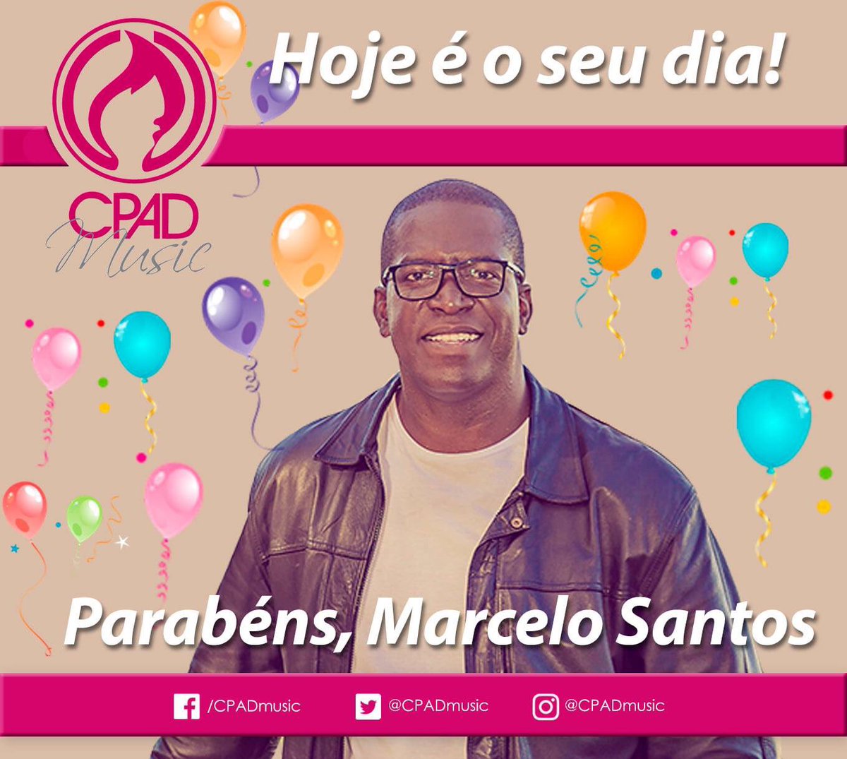 Hoje é o aniversário do adorador Marcelo Santos. Parabéns!
"O SENHOR te abençoe e te guarde; o SENHOR faça resplandecer o seu rosto sobre ti e tenha misericórdia de ti; o SENHOR sobre ti levante o seu rosto e te dê a paz." Nm.6.24-26