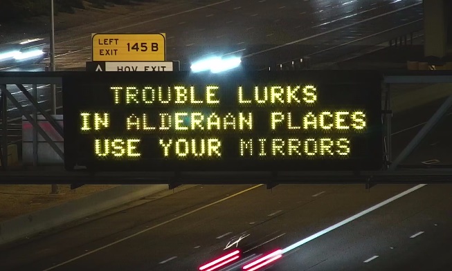 ArizonaDOT's tweet photo. Drive as if Baby Yoda is in the backseat. https://t.co/chGm8mliev