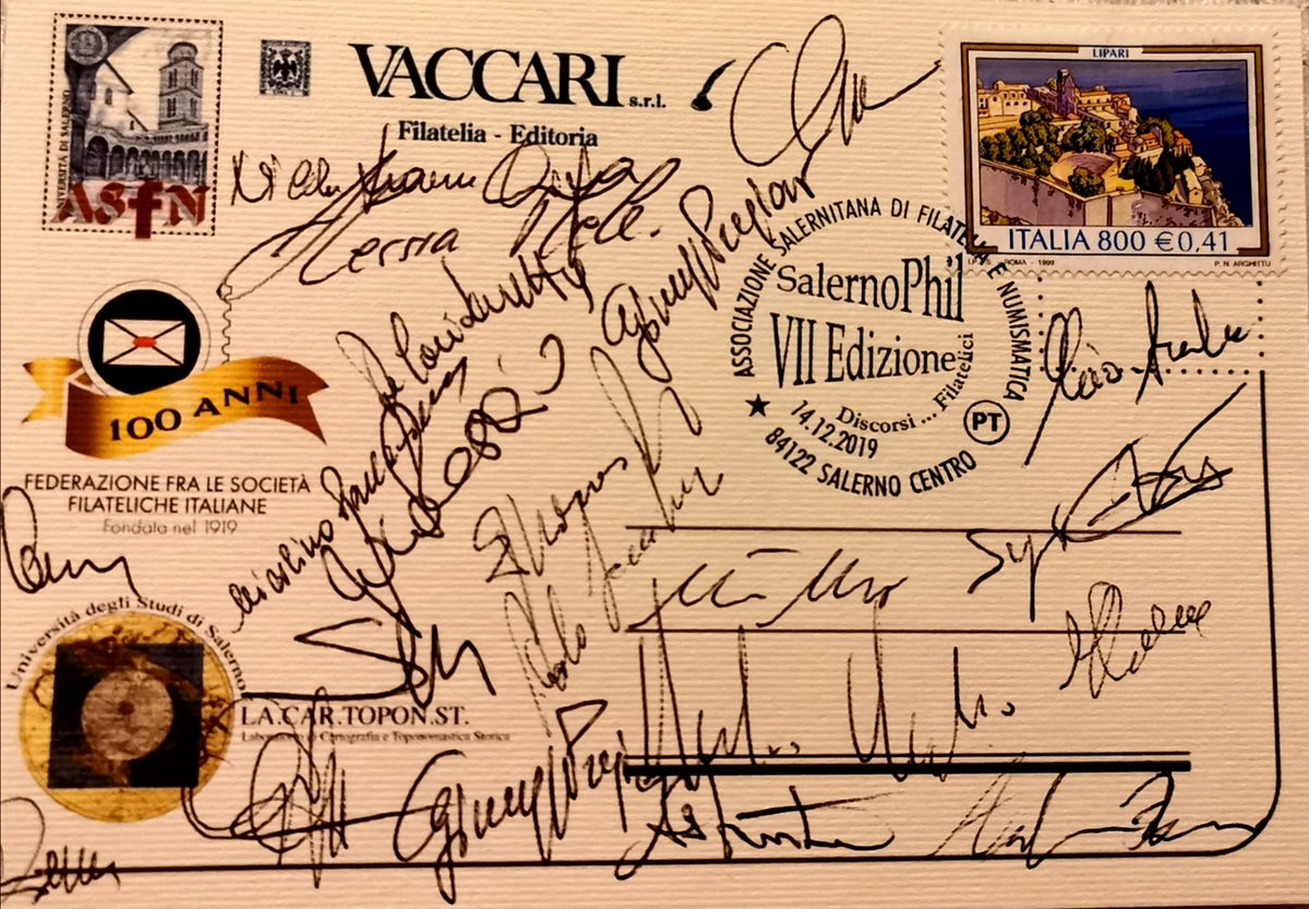 SerCastaldo's tweet photo. Bei momenti trascorsi nella splendida Salerno in occasione della VII edizione di SalernoPhil.
Alla prossima edizione!
#stamp #sello #timbre #briefmarken #filatelia #italy #philatelie #philately #francobollo #salernophil #salerno #caffediaz #evento #manifestazione #asfn #convegno https://t.co/5cage3RWAP