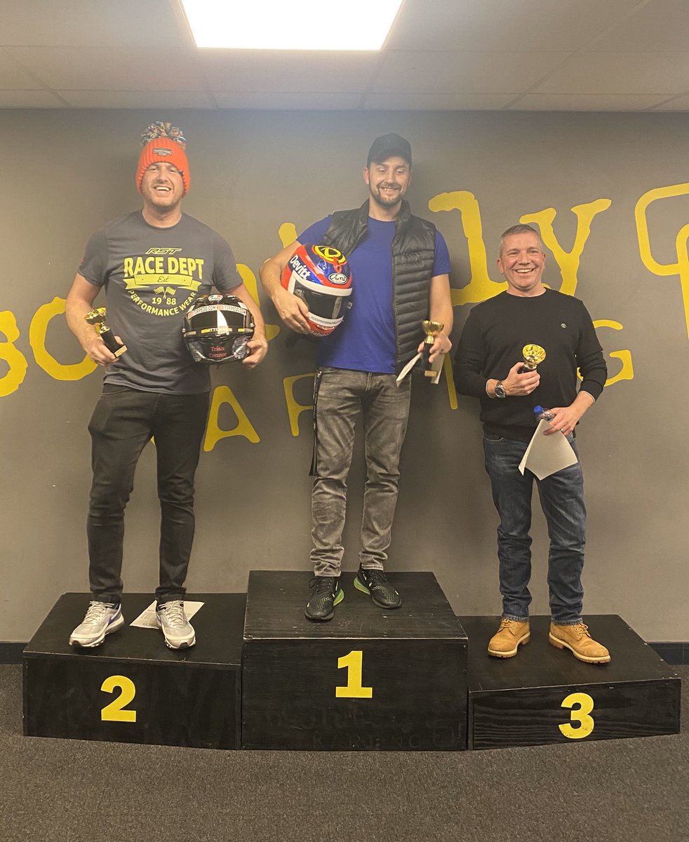 danny_horne's tweet photo. ...thanks to Roy &amp; Ben for a great night karting with all the @RCEVehicleMoves crew...congrats @BenCUK on the win 🏆 ...well done @J17Pro on a highly credible 13th 🤣 https://t.co/fQGOKTE4Bj