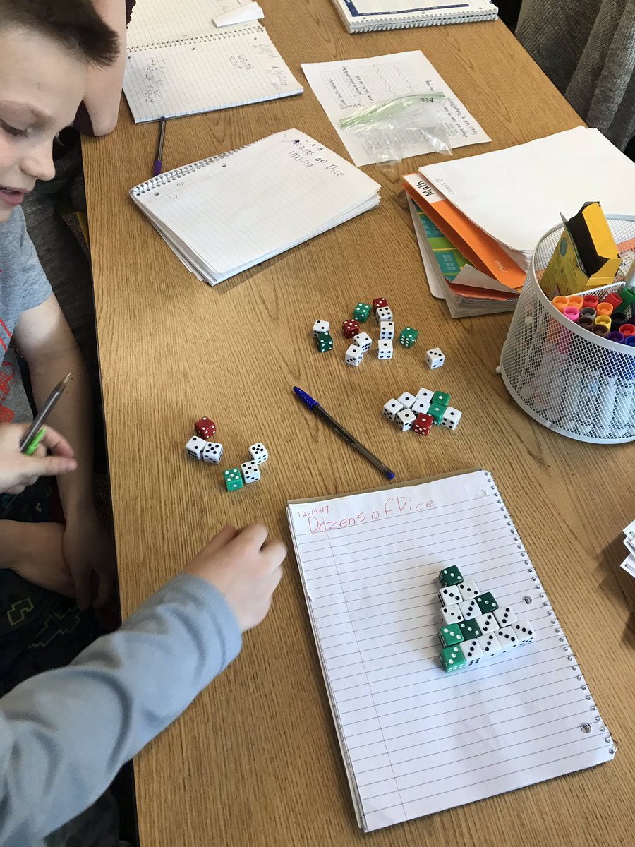 mscrandall3's tweet photo. Dozens of dice! Ss are exploring equal groups today https://t.co/t9pvAXSGrx