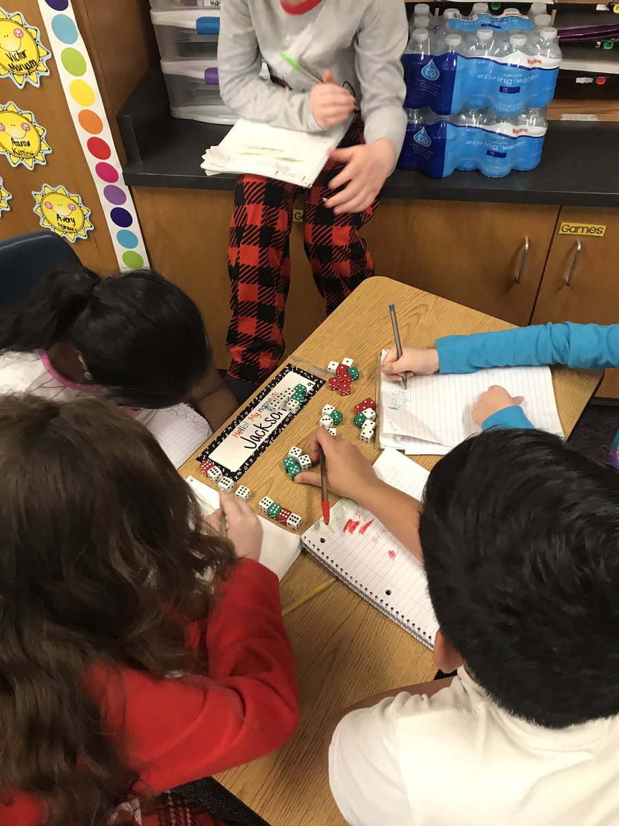 mscrandall3's tweet photo. Dozens of dice! Ss are exploring equal groups today https://t.co/t9pvAXSGrx
