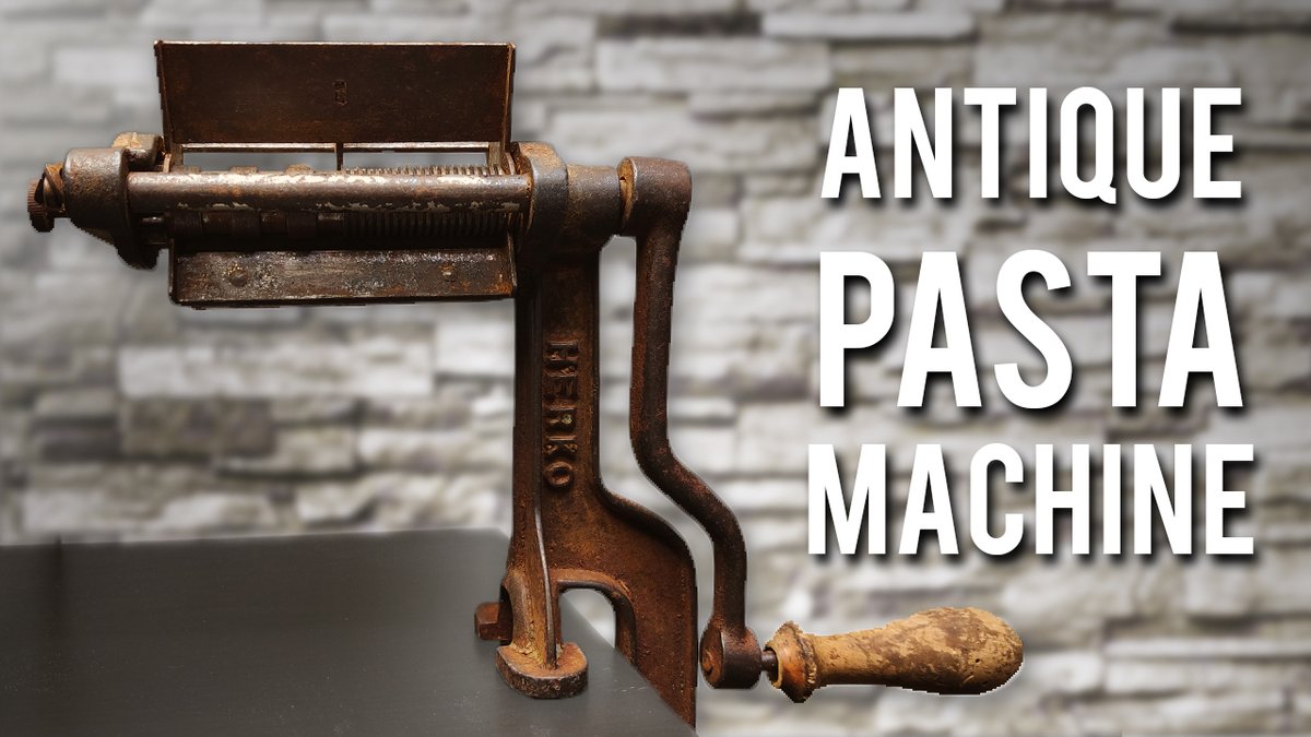 TheRestorGuy's tweet photo. Antique Pasta Machine | Restoration

Restoring an antique &amp; extrem rusty pasta machine.

YouTube 🔗 https://t.co/pMnjFbAtHN

#restoration #vintage #retro #diy #youtubechannel https://t.co/w3uNe072d3