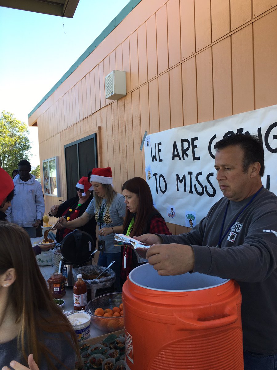 Happy holidays to all from <a href="/ChapCares/">Chaparral HS</a>! #ChapCares #deckthesewalls