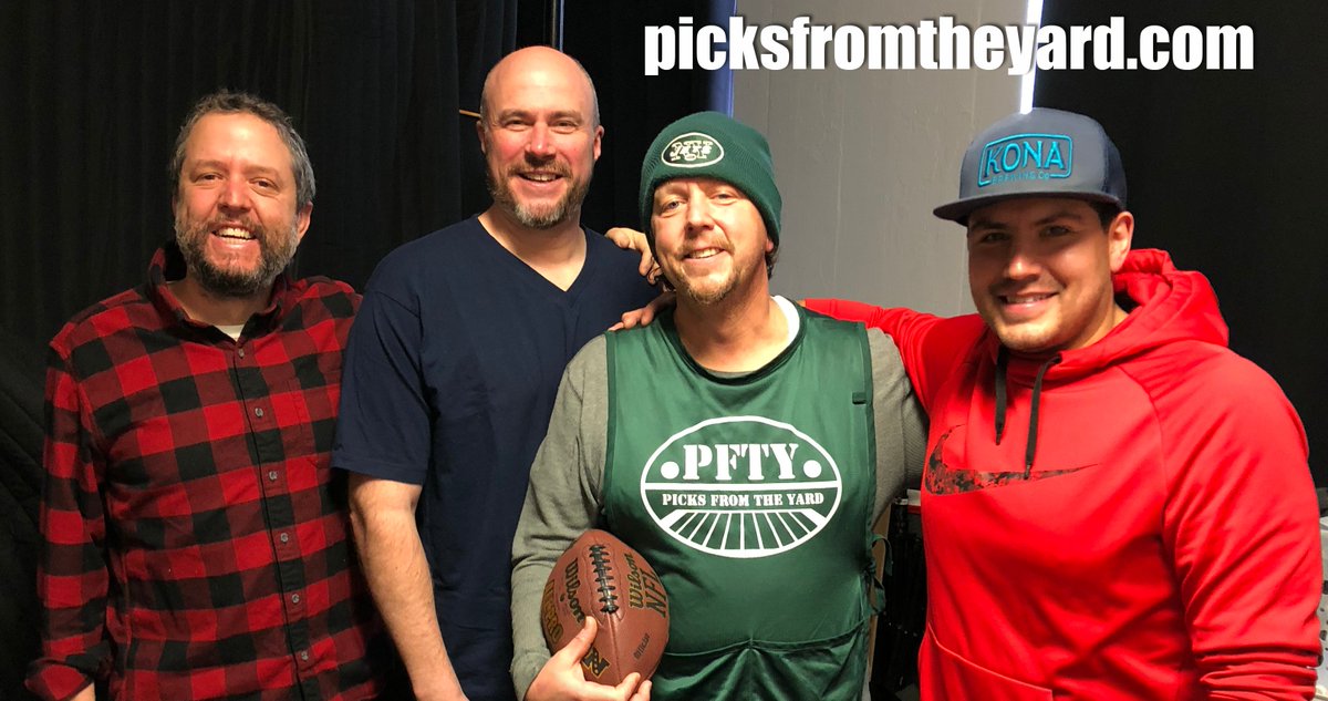 PFTYpod's tweet photo. 💰🏈💰All good things must come to an end, including our winning streak. But we're bouncing right back!! This week, the Salvatore brothers are picking winners with funnyman @JimTDodge  and our resident hockey expert Andy Koppel! 

Pour yourself a glass of eggnog and #GETINVOLVED https://t.co/z5I90zEwzM
