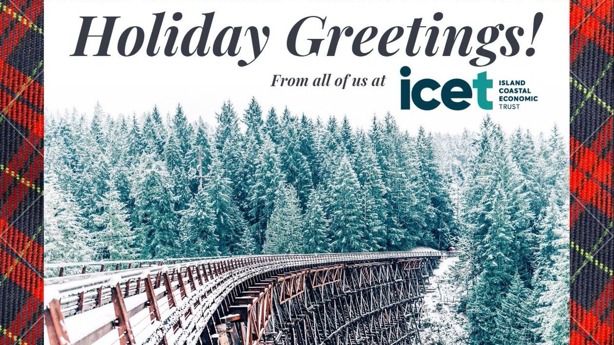 ICET_BC's tweet photo. Sending you our warmest greetings and best wishes for the new year, from ICET Board and staff. See you in 2020! 🎄 Credit: @ItkasanImages https://t.co/pcQM04XBbE