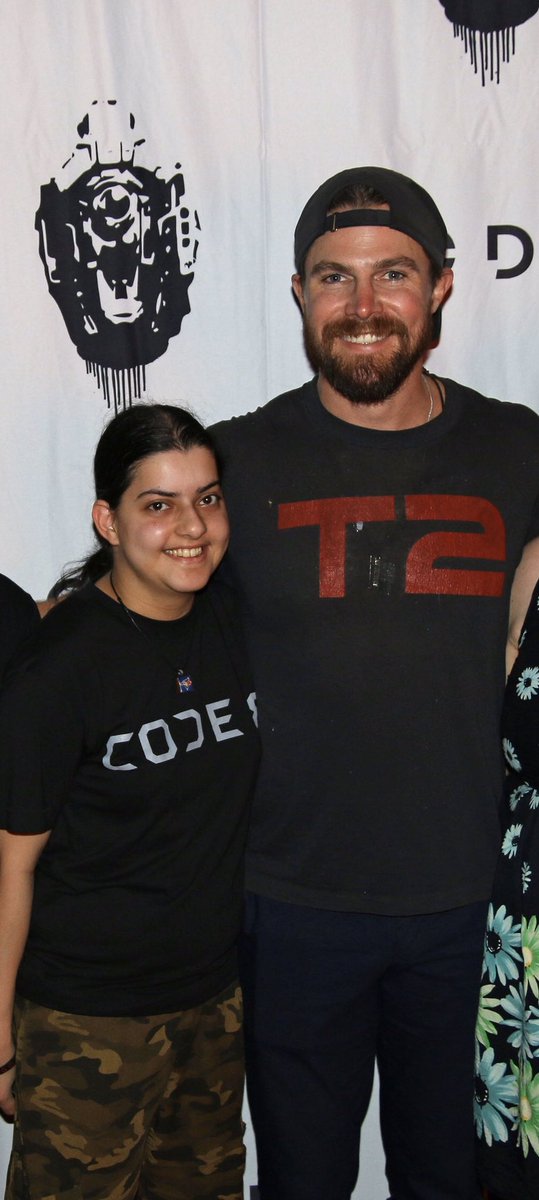 ManveerLochab's tweet photo. @Code8Movie #code8throwback such a great time and an awesome movie night! #code8movie @StephenAmell https://t.co/S441qZciQt
