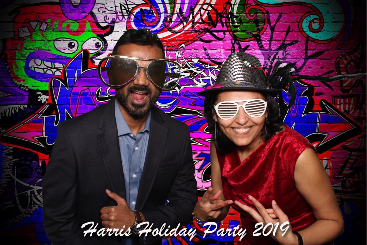 BlairBryce's tweet photo. The #WeAreHarris Ottawa team celebrated #HappyHolidays earlier this month and based on the photo booth pictures, most everyone had a really good time! https://t.co/QPKIgTCDbi
