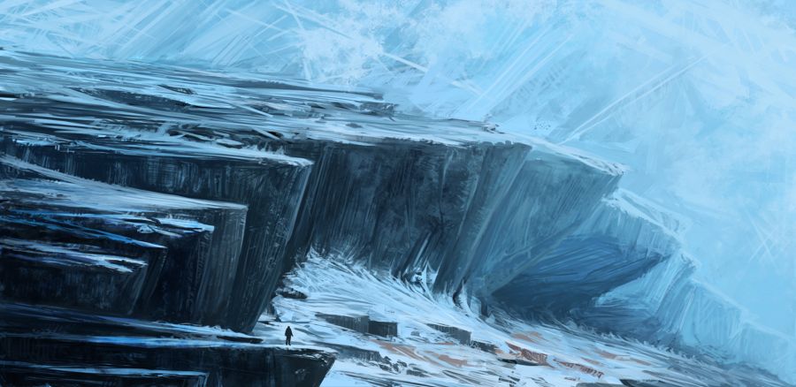 MangaTengu's tweet photo. done in @Krita_Painting 
#landscape #snow #mountain #digitalpainting #krita https://t.co/CfcWu8kpGT