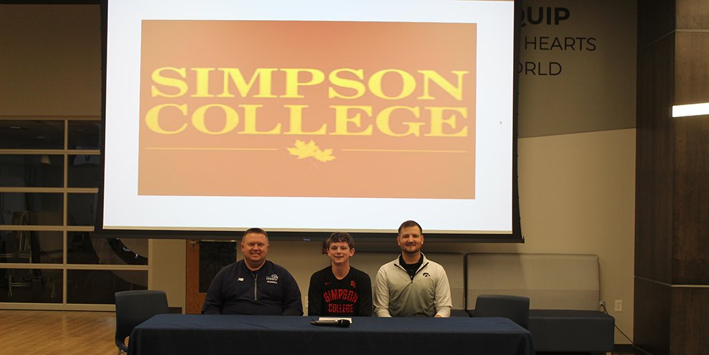 DMCAthletics's tweet photo. Trey Castile (DMC '20) recently signed to play baseball at @SimpsonCollege Congrats Trey! 
#dmcbaseball #golions #simpsonstorm https://t.co/Giymzusvfq